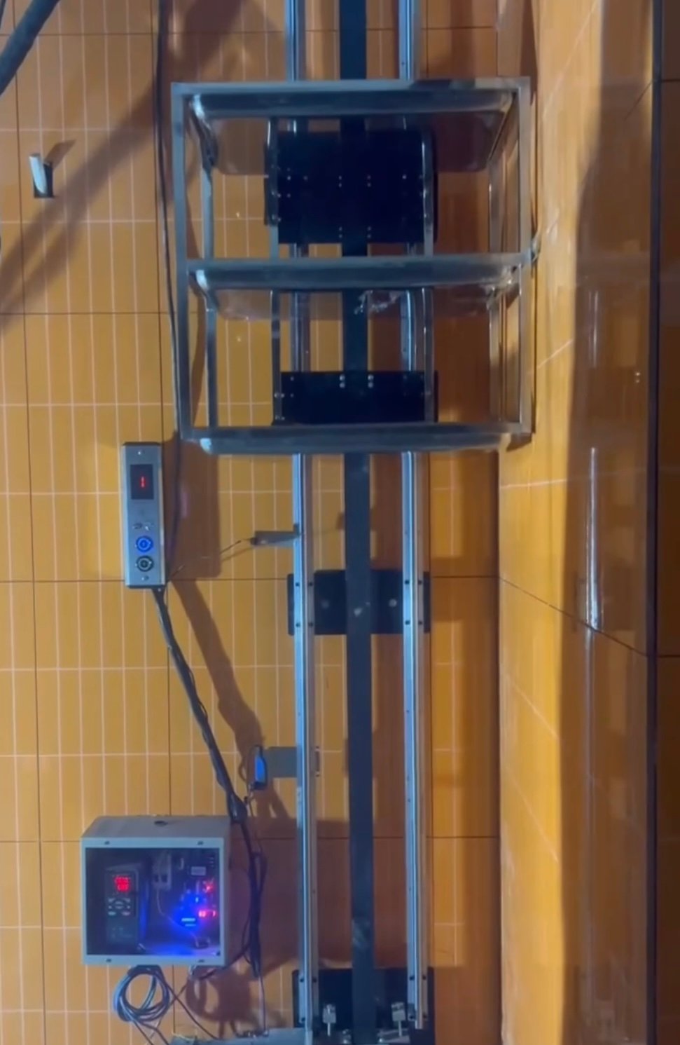 small kitchen or restaurant food lift