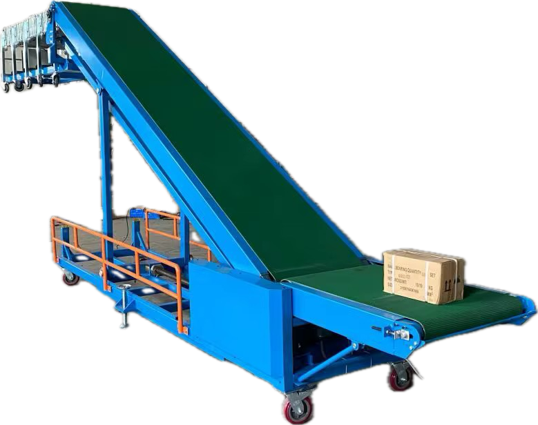 Truck loading conveyor